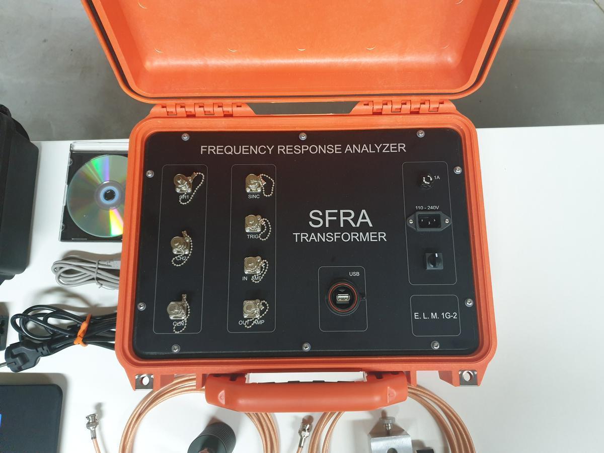 Análisis de respuesta en barrido de frecuencia (SFRA) Transformer Deformation, modelo E.L.M. 1G-2